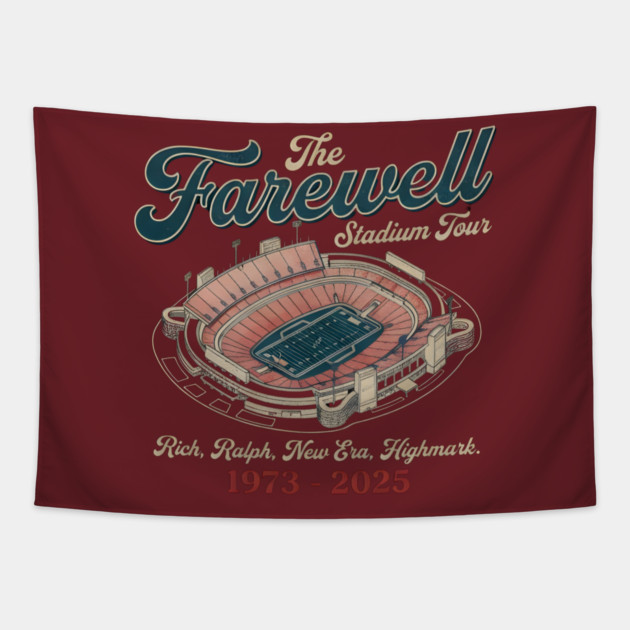 Buffalo Bills Farewell season the Ralph M5489 Tapestry by dtr_art