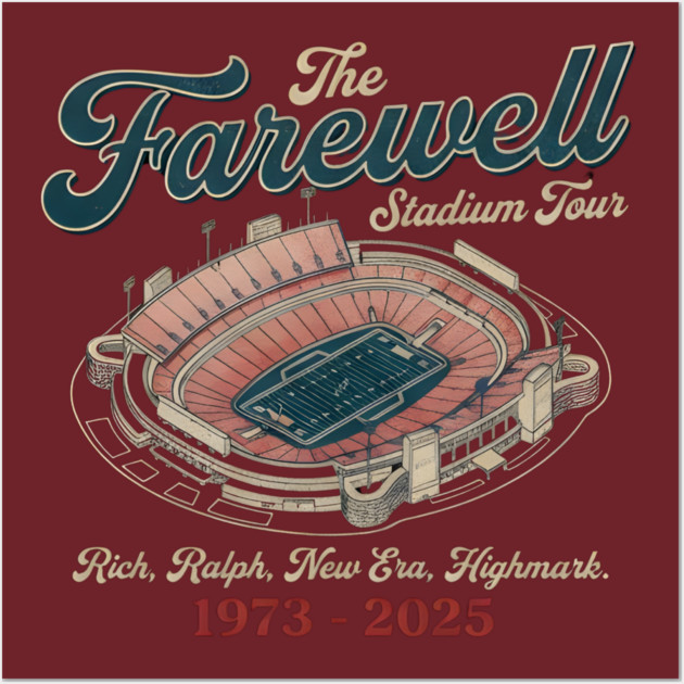 Buffalo Bills Farewell season the Ralph M5489 Wall Art by dtr_art