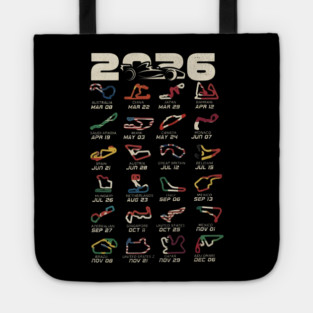 Schedule Formula Racing Cars 2026 Tote