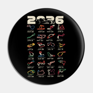 Schedule Formula Racing Cars 2026 Pin