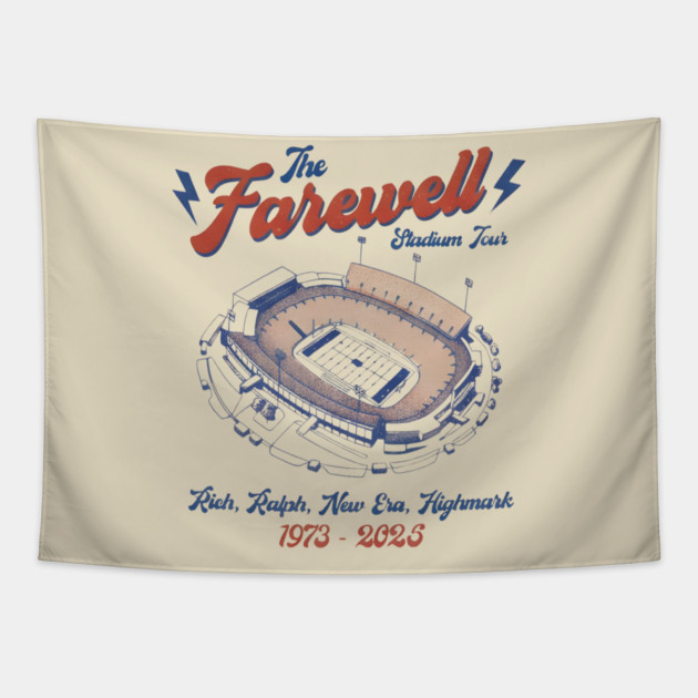 Buffalo Bills Farewell season the Ralph M5489 Tapestry by dtr_art