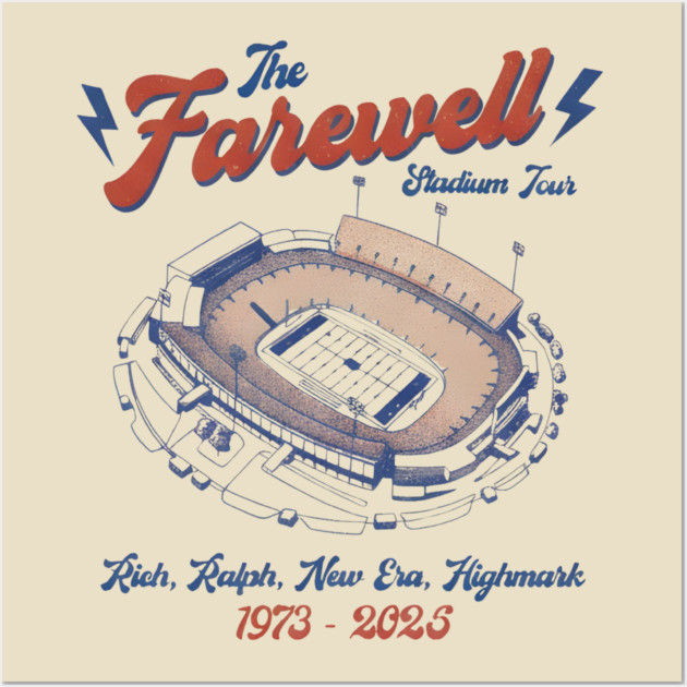 Buffalo Bills Farewell season the Ralph M5489 Wall Art by dtr_art