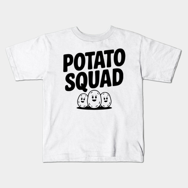 Potato Squad Kids T-Shirt by Frank Ring