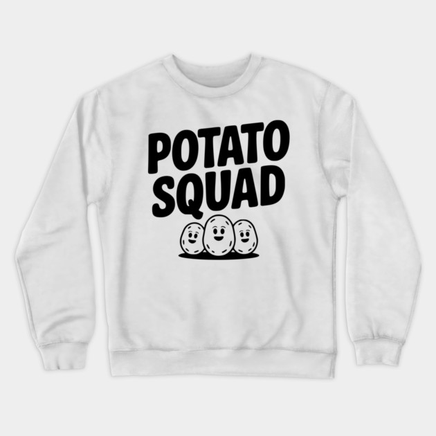 Potato Squad Crewneck Sweatshirt by Frank Ring