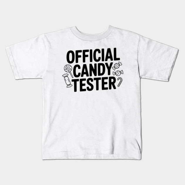 Official Candy Tester Kids T-Shirt by Frank Ring