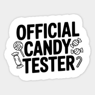 Official Candy Tester Magnet