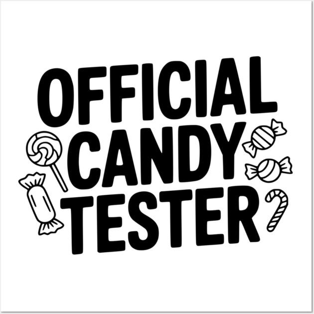 Official Candy Tester Wall Art by Frank Ring