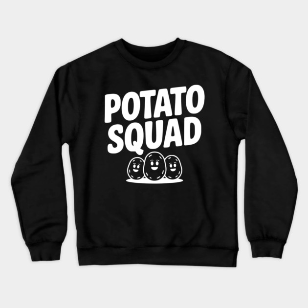 Potato Squad Crewneck Sweatshirt by Frank Ring