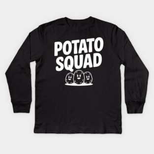 Potato Squad Kids Long Sleeve T-Shirt