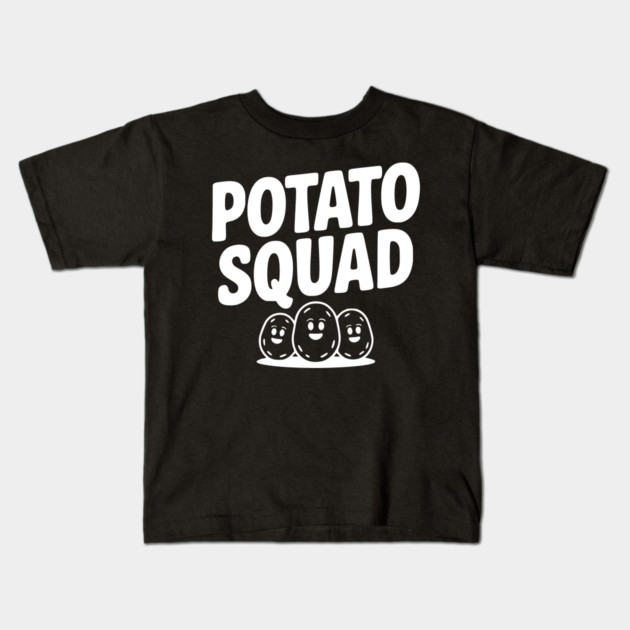 Potato Squad Kids T-Shirt by Frank Ring
