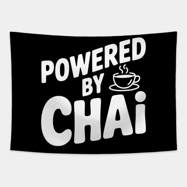 Powered by Chai Tapestry by Frank Ring