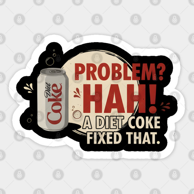 Diet Coke Sticker by dtr_art