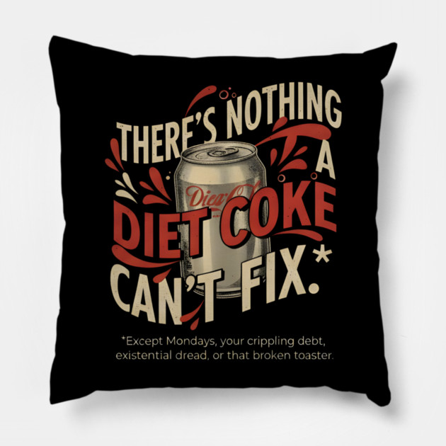 Diet Coke Pillow by dtr_art