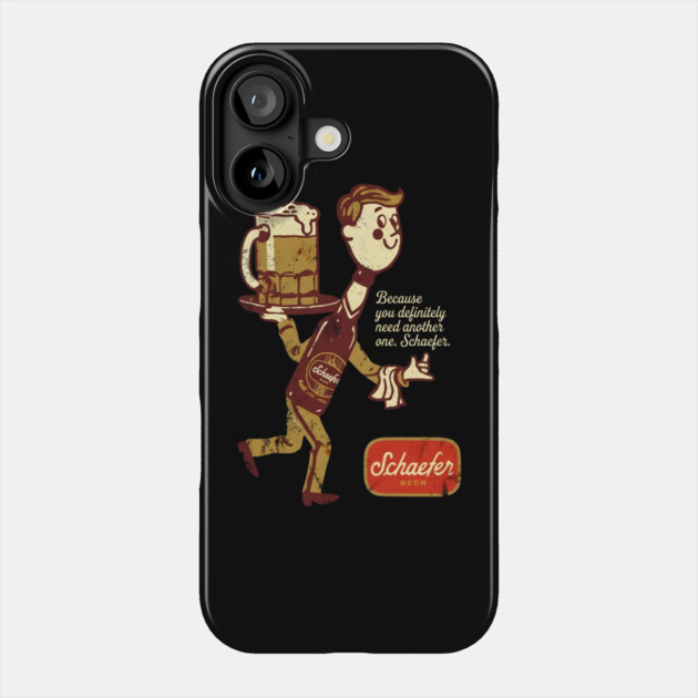 Schaefer Beer Phone Case by dtr_art
