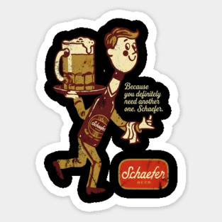 Schaefer Beer Sticker