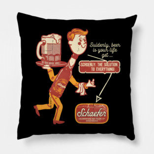 Schaefer Beer Pillow
