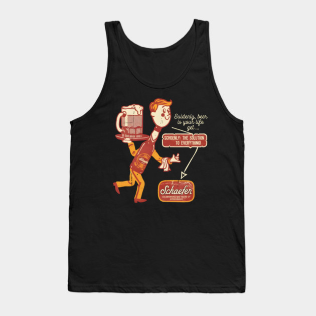 Schaefer Beer Tank Top by dtr_art