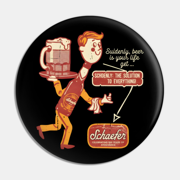 Schaefer Beer Pin by dtr_art