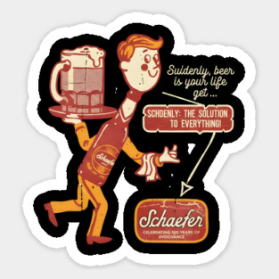 Schaefer Beer Sticker