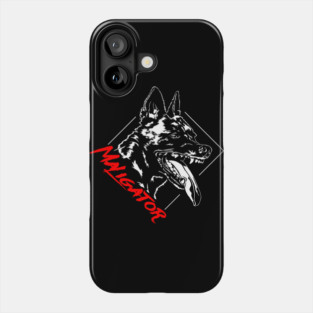 Belgian Malinois Maligator dog portrait Phone Case