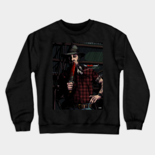 Wolf's Creek "Mickey Taylor" illustration (digital) Crewneck Sweatshirt