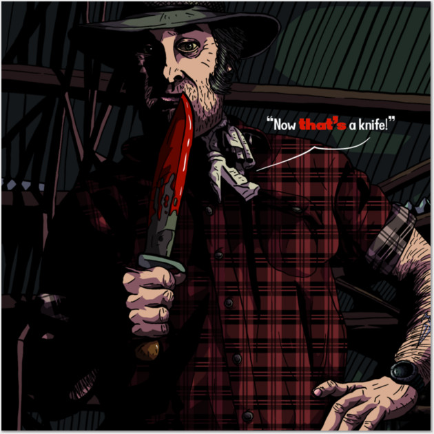 Wolf's Creek "Mickey Taylor" illustration (digital) Wall Art by StagArtStudios