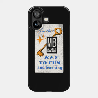 MB Another Key to Fun and Learning Vintage Boardgame Distressed Look Phone Case