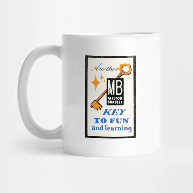 MB Another Key to Fun and Learning Vintage Boardgame Distressed Look by Joaddo