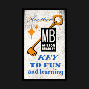 MB Another Key to Fun and Learning Vintage Boardgame Distressed Look T-Shirt