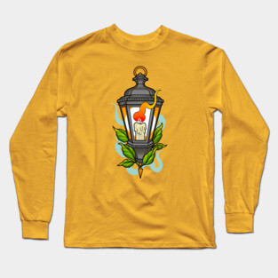 Neotraditional Lantern Long Sleeve T-Shirt