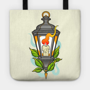 Neotraditional Lantern Tote
