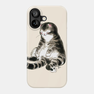 Relax cat Phone Case