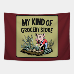 Garden Grocery Tapestry