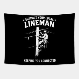 lineman Tapestry