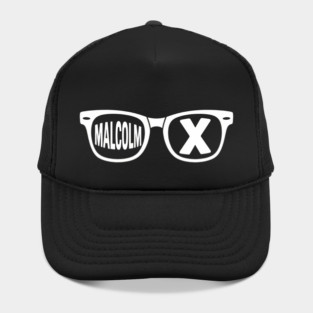 Malcolm X glasses, black history Hat
