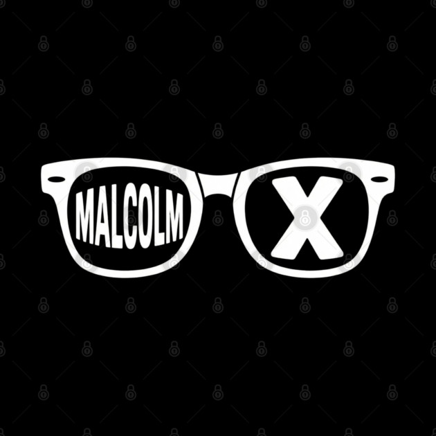 Malcolm X glasses, black history by UrbanLifeApparel