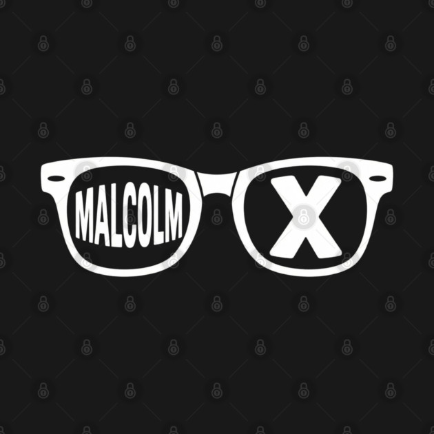 Malcolm X glasses, black history by UrbanLifeApparel