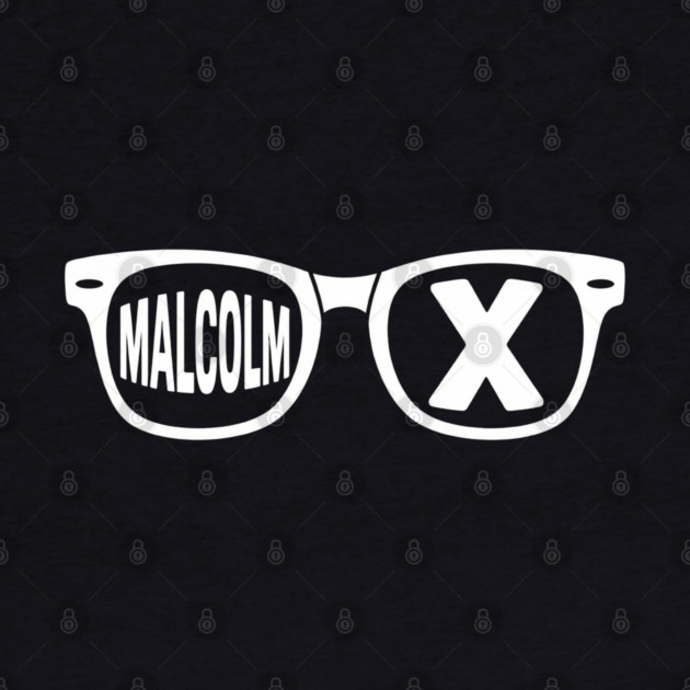 Malcolm X glasses, black history by UrbanLifeApparel