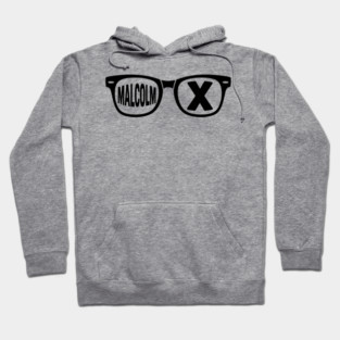 Malcolm X glasses, black lives matter Hoodie