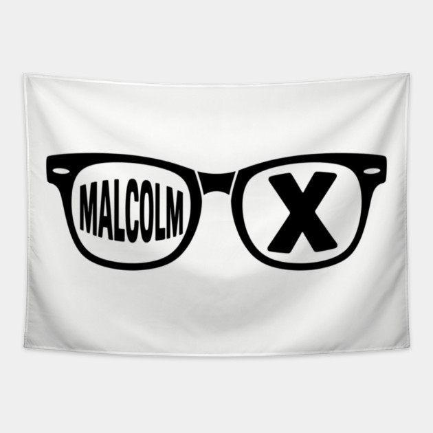 Malcolm X glasses, black lives matter Tapestry by UrbanLifeApparel