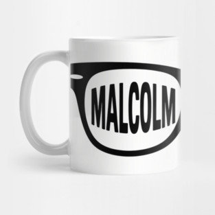 Malcolm X glasses, black lives matter Mug