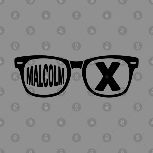 Malcolm X glasses, black lives matter by UrbanLifeApparel