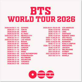 BTS-World-Tour-2026 Posters and Art