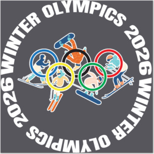 Winter Olympics 2026 Posters and Art