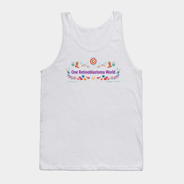 One Rb World 2026 Fiesta Design Tank Top by World Eye Cancer Hope