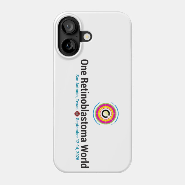 One Rb World 2026 Logo Phone Case by World Eye Cancer Hope