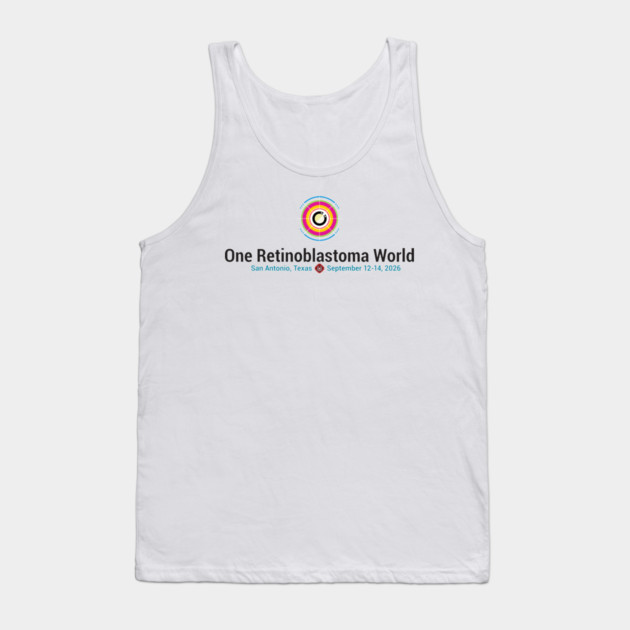 One Rb World 2026 Logo Tank Top by World Eye Cancer Hope