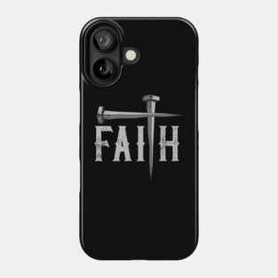 Christian Faith & Cross Faith Cross Nails Phone Case