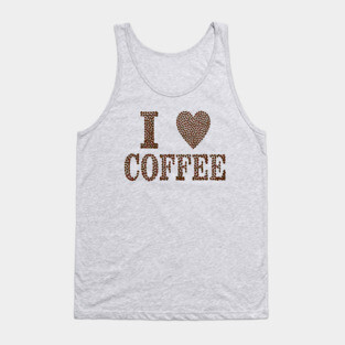 I Love Coffee Tank Top