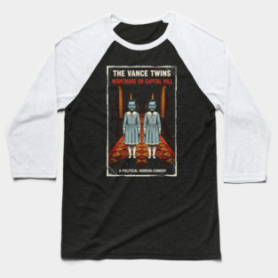 Weird JD Vance The Shining Meme Baseball T-Shirt